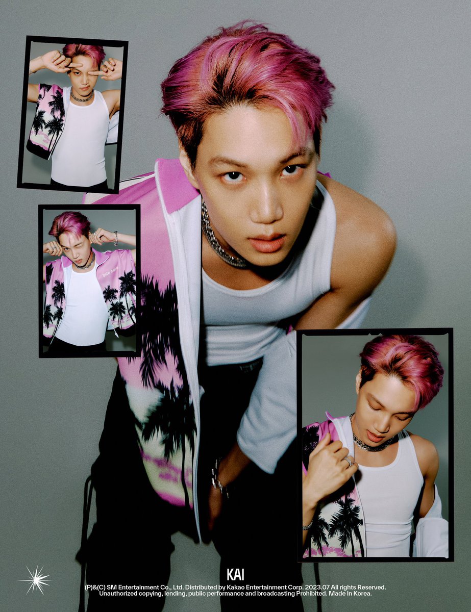 kaistandard's tweet photo. i hope he took lots of pics with the pink hair and posts it because what rhe fuck 😭😭😭 CUNTSLAYED https://t.co/P4EFIsJTHj