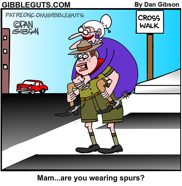 Gibblegutscomic's tweet photo. Tillie Flags Down A Ride  🤠
#boyscout #crosswalks #oldlady #tillie https://t.co/l8KnjtzAo3