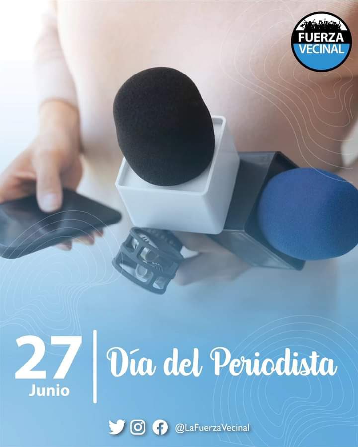 Feliz #DíaDelPeriodista a todos los que con valentía, ética, valores y principios ejercen día a día su profesión.

“Ser periodista es tener el privilegio de cambiar algo todos los días". Gabriel García Márquez.

#27Junio