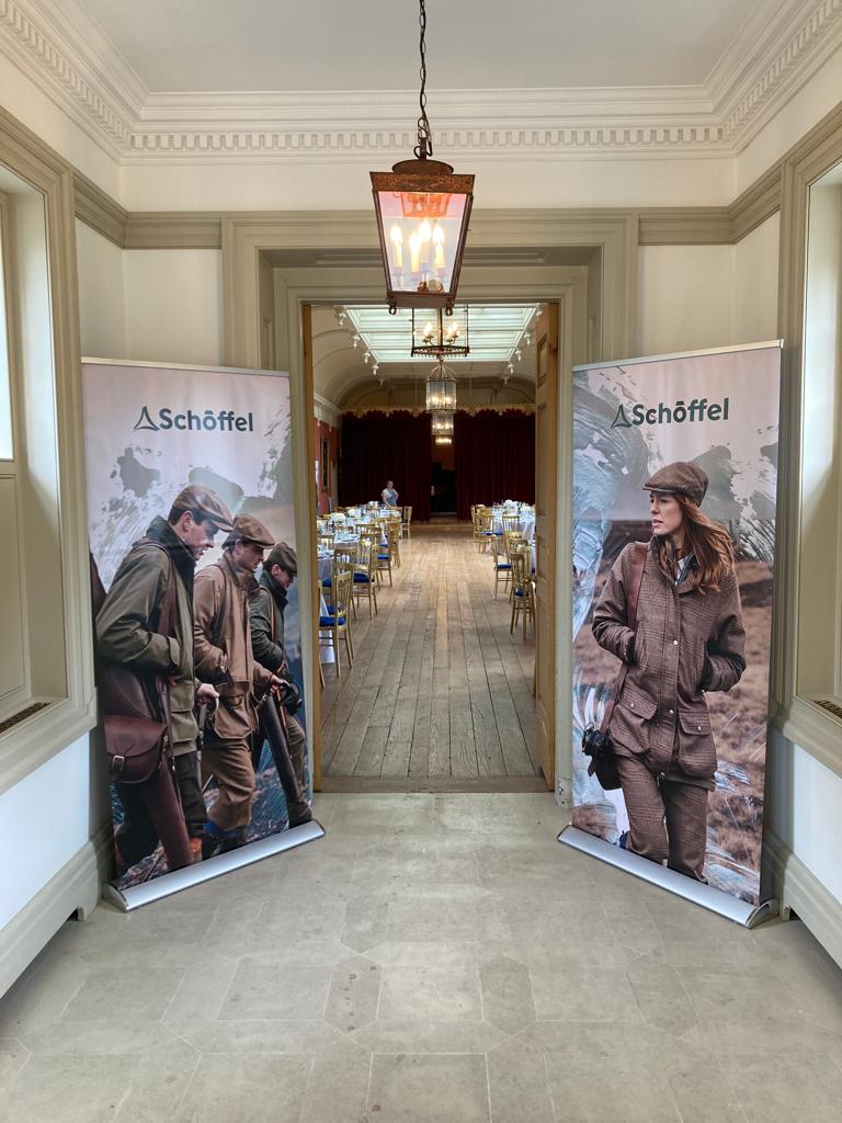 We are delighted to be hosting 120 guests from Schöffel Country today as they celebrate 30 years of their countrywear range with a clay shoot and hospitality in the Long Gallery at Englefield House.