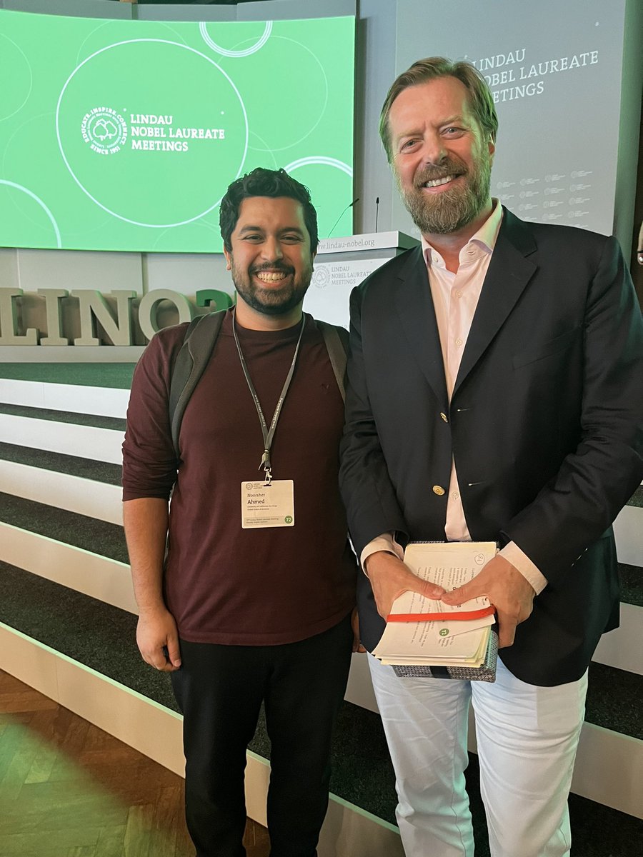 Sharing my golden birthday with <a href="/OpenMedFuture/">Bart de Witte</a> at #LINO23 after an absolutely amazing panel discussing the deep complexities of bringing AI to medicine!