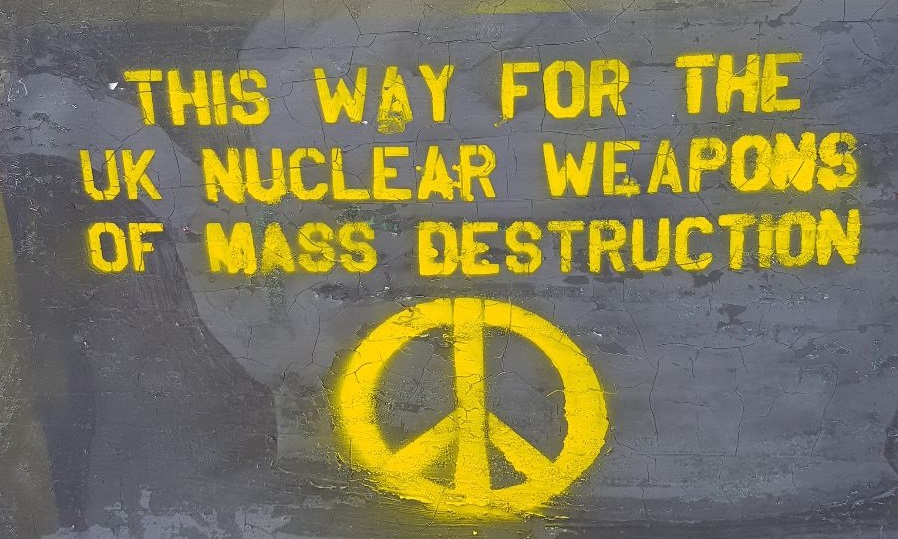 Looking forward to celebrating the existence of Faslane Peace Camp with you, in its 41st year, at Words & Actions for Peace, 58 Ratcliffe Terrace, Edinburgh EH9 1ST, - a short presentation and chat over a refreshment. 5 - 7 p.m. #nuclearban