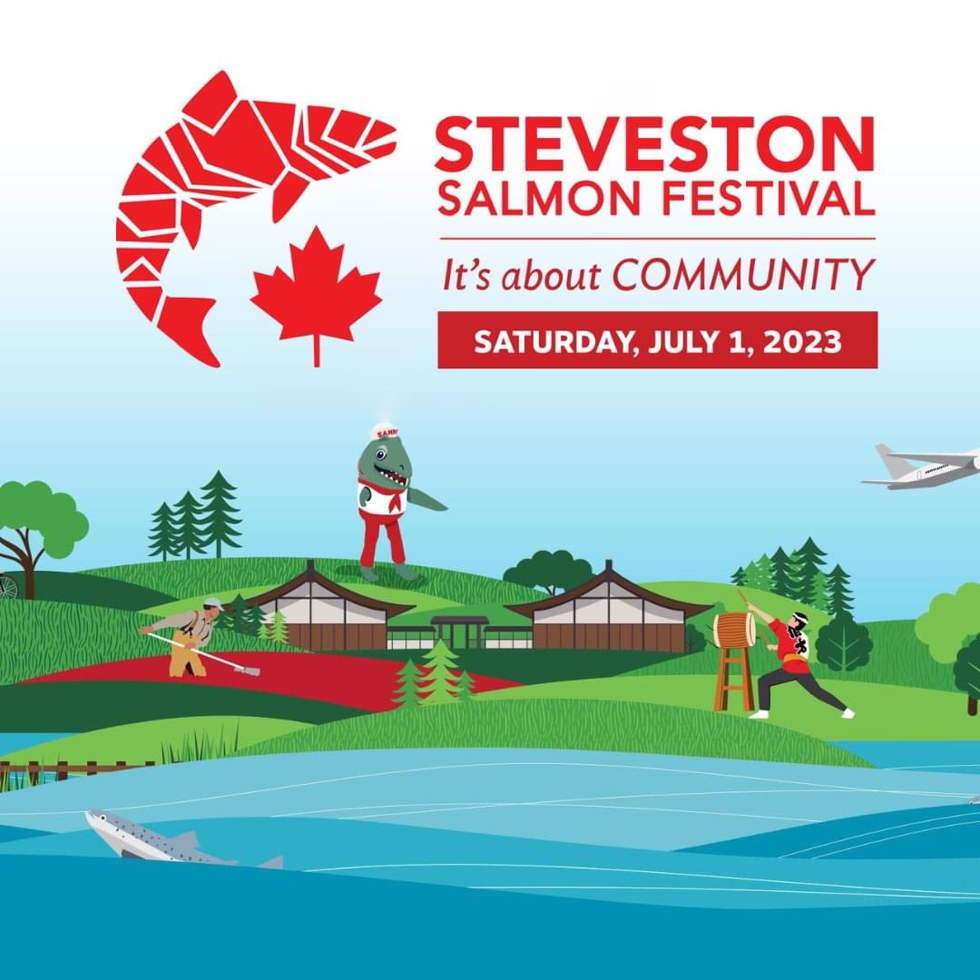 🇨🇦 Steveston Salmon Festival is July 1st #CanadaDayparade
Plan your day here ➡️ bit.ly/3Oe1Gmq
#Steveston 
#RichmondBC
#SalmonFestival #stevestoninsider #pallamedia