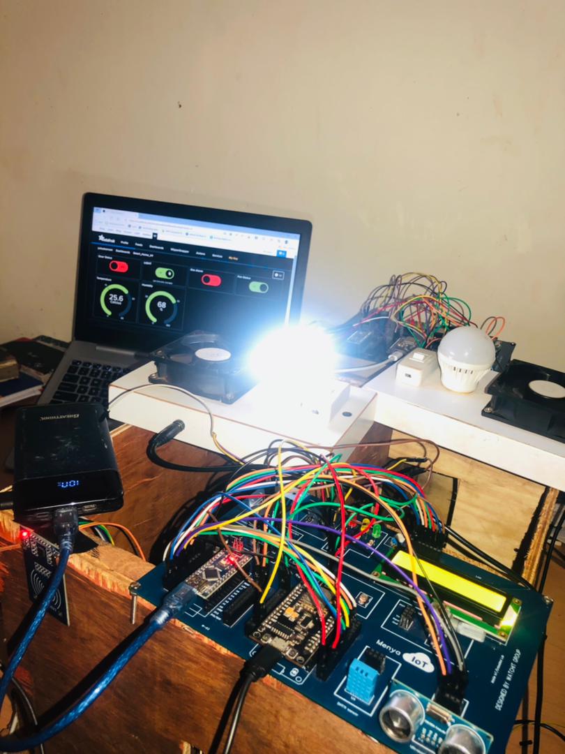AriesKanneh's tweet image. I am excited to have been invited by Robotics Club of ALU for a live demo of my Smart Home prototype project. The smile is endless when it comes to the harnessing technology to solve problems and bring comfort to people&apos;s life. 

#tinyml #googledeveloperstudentclubs