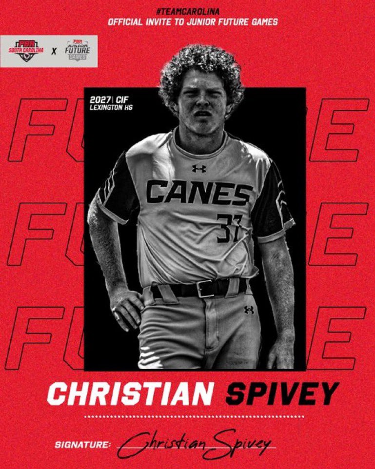 cspives2's tweet photo. I’m excited to represent Team South Carolina! #TeamSC #PBRJFG23 Thank you and let’s go SC! @PBR_SC @SammyEsposito41 @CanesAmerican14 @TheCanesBB @LexHSBaseball @bhucks17 @sabothekid @CoachMonteLee @coachcorywelch https://t.co/McppRLLCC2