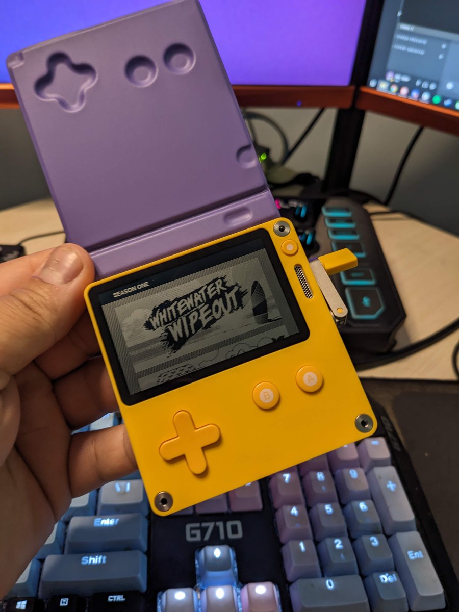 got my <a href="/playdate/">Playdate</a> finally! so excited to mess around with it and maybe start doing my own development work with it :D