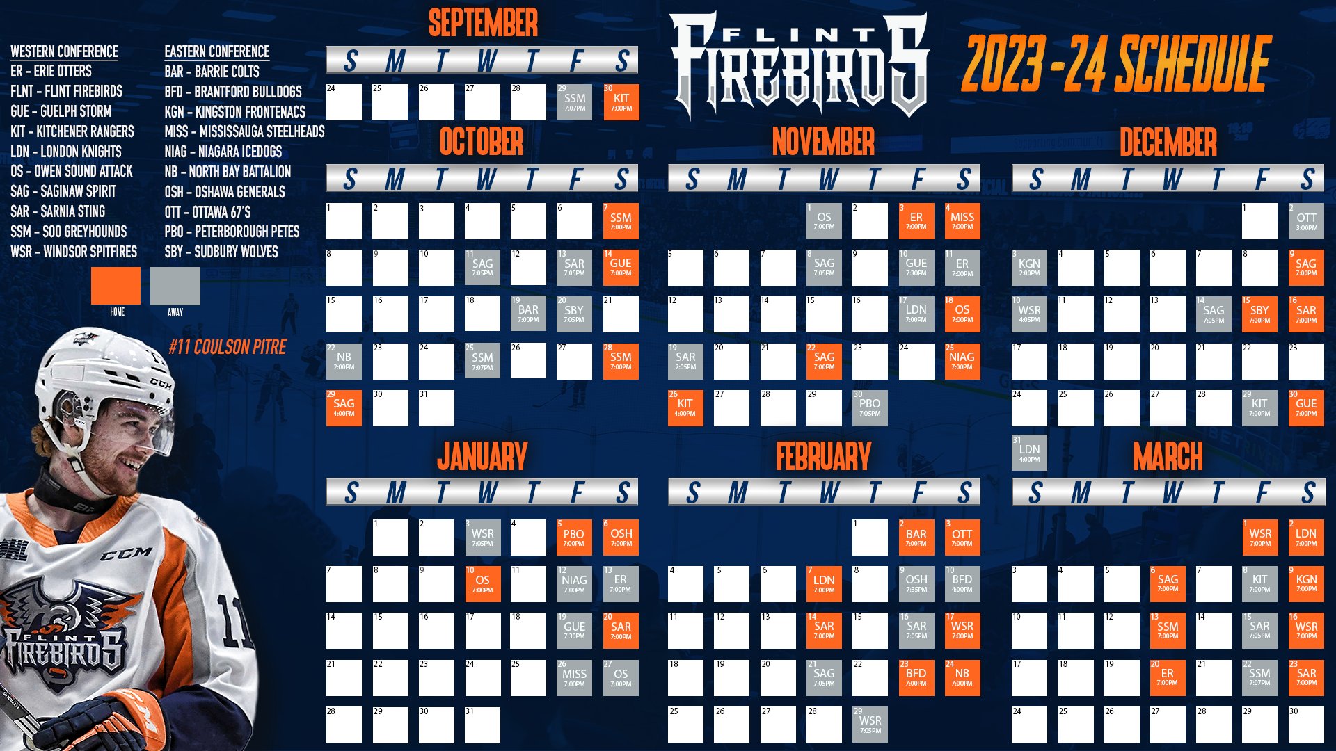 Firebirds Announce Schedule and Promotional Changes for Remainder of the  2021-22 Season - Flint Firebirds