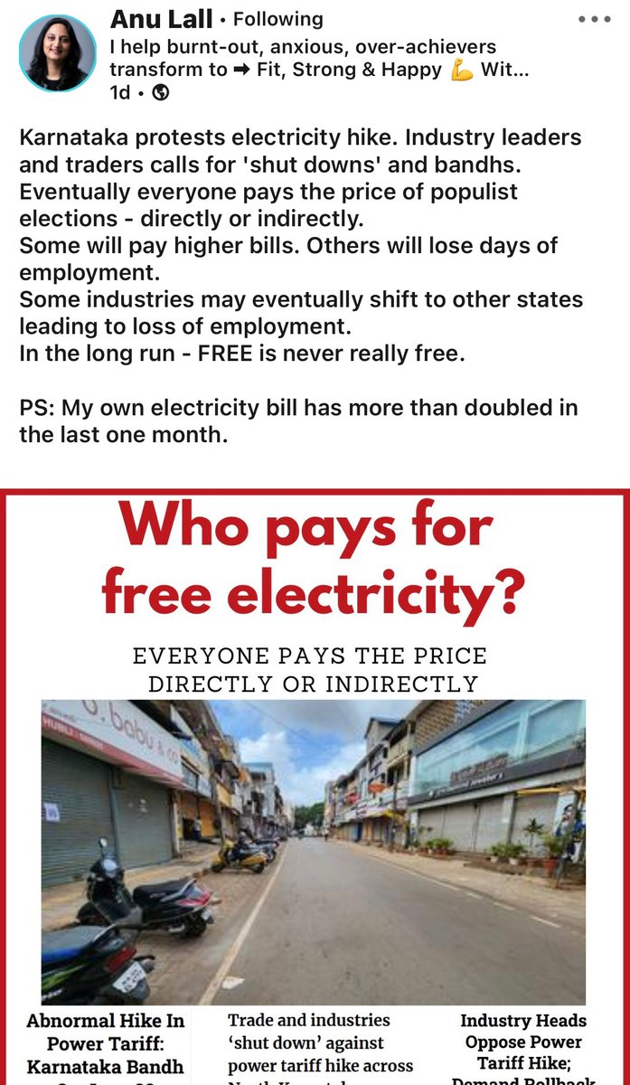 SRIDESHPANDE's tweet image. Nothing is free, everything has to be paid for!
#Karnataka 
#recentelection