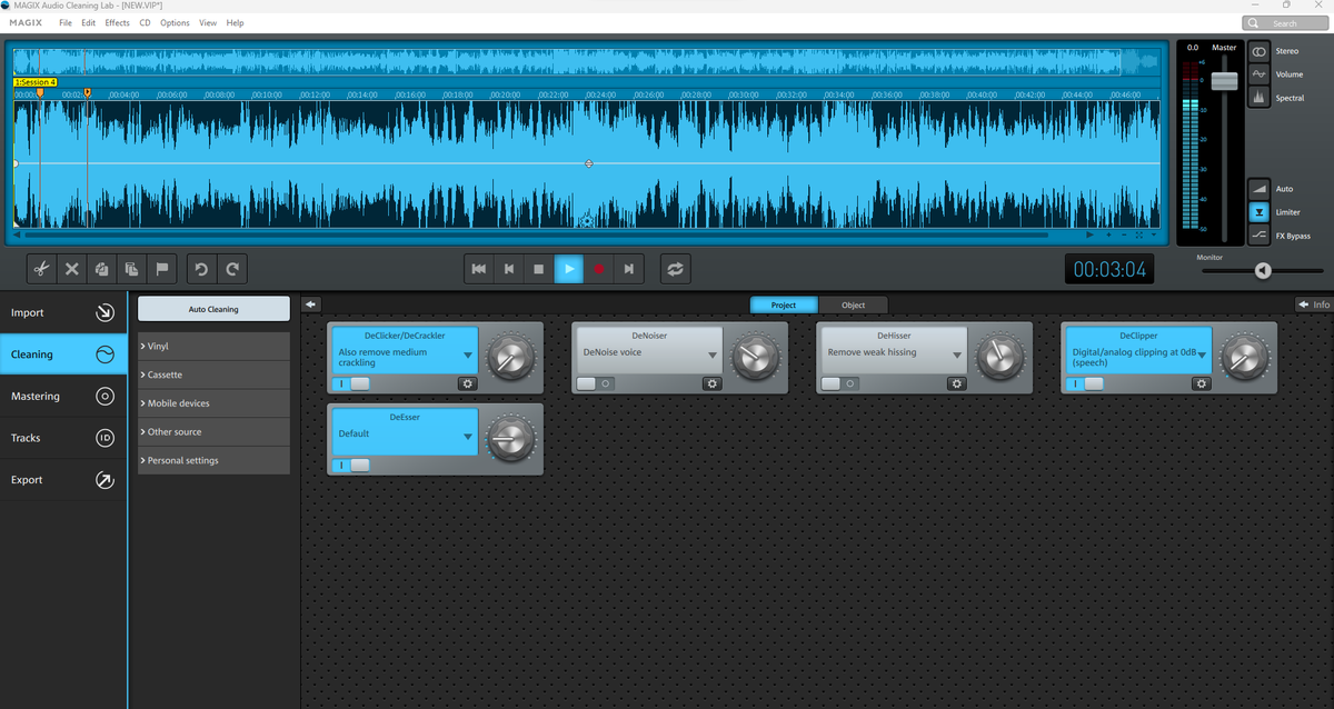 OurCrittyPod's tweet photo. Learning how to edit audio on the fly is fun and challenging...here's hoping I don't break things with this MAGIX Audio Cleaning Lab software after editing in Audacity https://t.co/HBoAR5smX3