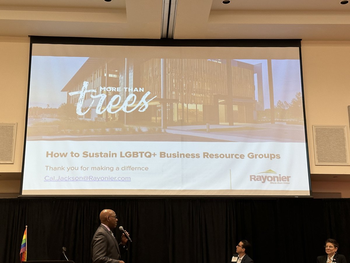 AliciaStella's tweet photo. Speaking at the #Florida #LGBTQ Unity Summit, Cal Jackson, Director of Diversity, Equity &amp; Inclusion at Rayonier, reminds us not to be an ally, but to be an advocate, and let the LGBTQ+ community decide whether you’re acting like an ally. #EvolutionofPride https://t.co/HQir9xtHdz