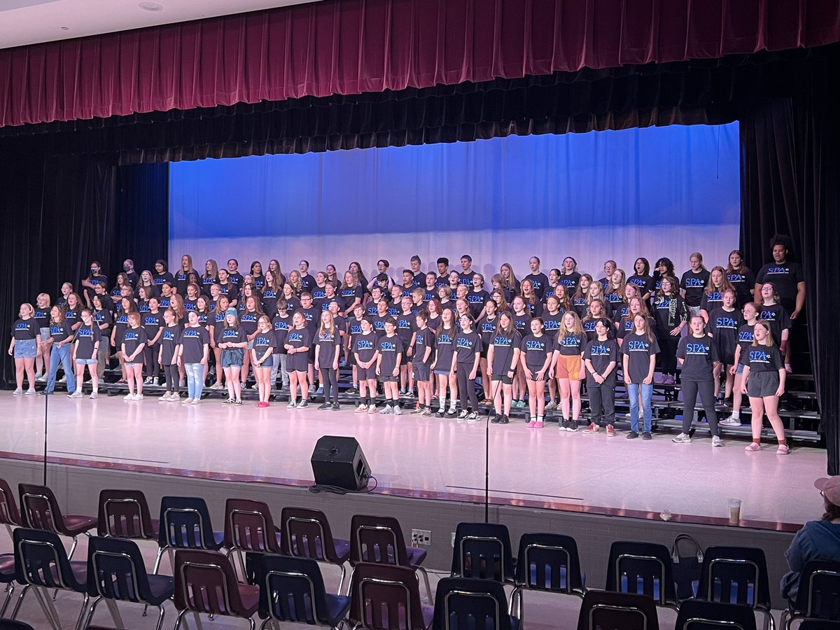 Getting ready for tonight’s Middle School SPA show and tell performance! Shows are tonight and tomorrow at 7pm at South Middle School!