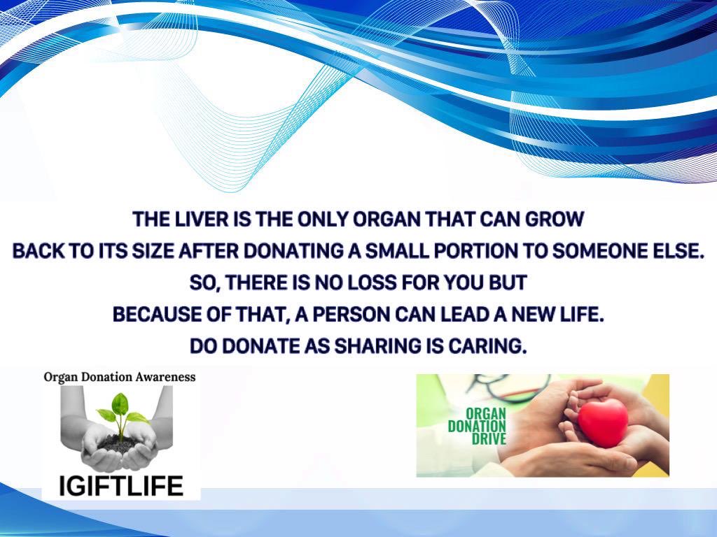 Give a piece of your liver, gain a lifetime of gratitude.

#givelife #givehope #life #organdonation #donatelife #organdonationsaveslife #savelives #igiftlife