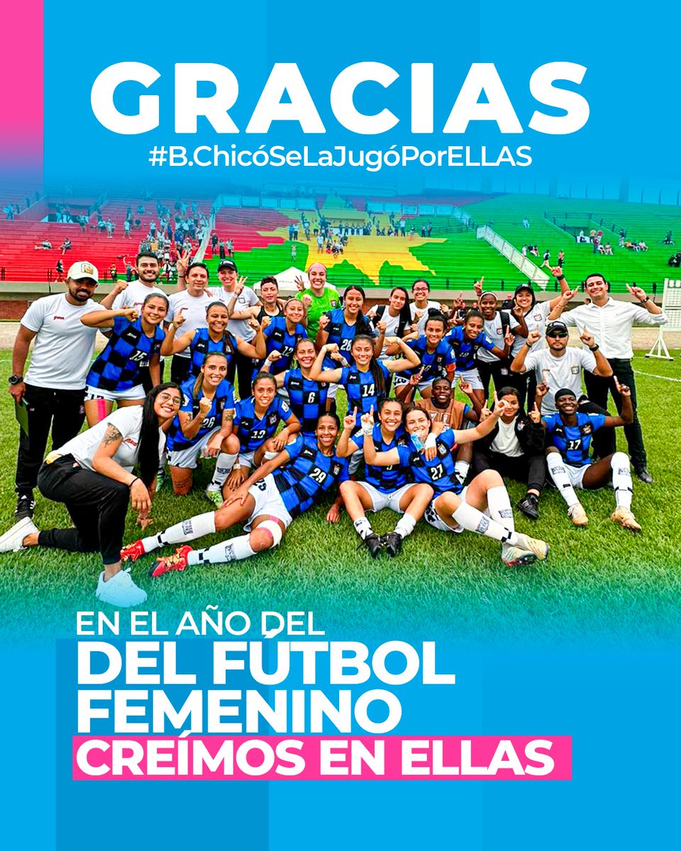 Es oportuno agradecer a nuestro equipo por su gran participación en el torneo, siendo esta la primera vez en Liga, el ajedrezado decidió creer en el fútbol femenino y darle valor a la igualdad de género en el deporte rey.
<a href="/GobCasanare/">Gobernación de Casanare</a>
<a href="/INDERCAS/">INDERCAS</a>
<a href="/SALOMONGOBER/">SALOMON SANABRIA CHACON</a>
#LasPromesasSeCumplen