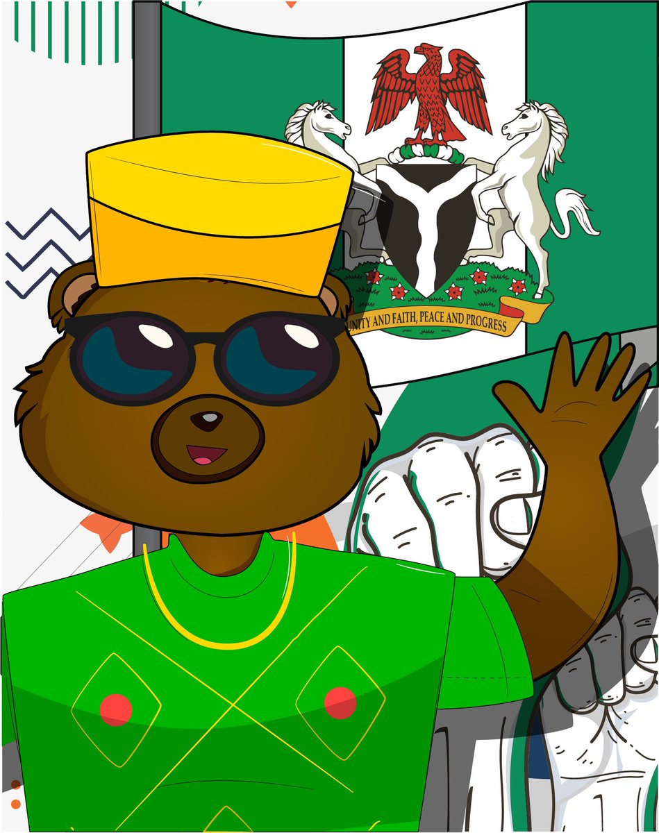 With the purpose of sharing #BOBOCulture- love culture. We create $BOBO wearing traditional cosumes in each country in order to show the respecting the cultural values of each others! 

#BOBO in Nigeria traditional costume! 

All for free and everyone can use it. 

<a href="/BOBO_Erc20/">🐻BOBO🐻</a>