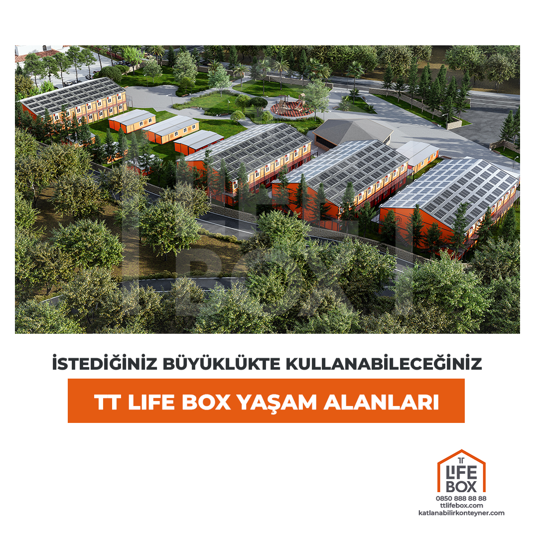 Birleştirilebilir formda TT Life Box Yaşam Alanları sizlere istediğiniz büyüklükte tercih edebileceğiniz güvenilir bir alan vadediyor. 

Call Center: 0850 888 88 88 
E-mail: info@ttlifebox.com
…
#katlanabilirkonteyner #konteyner #konteynerev #konteynerevler