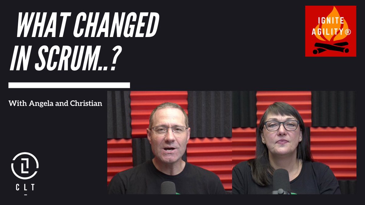 Even though they happened back in 2020- seems people still don't know that #scrum changed. <a href="/AgileAngela/">Angela Johnson</a> and <a href="/CAntoine_Collab/">Christian Antoine</a> walk through some of the more impactful tweaks. 
#continuousimprovement #agile 
youtu.be/CBYTMm-Y-oI