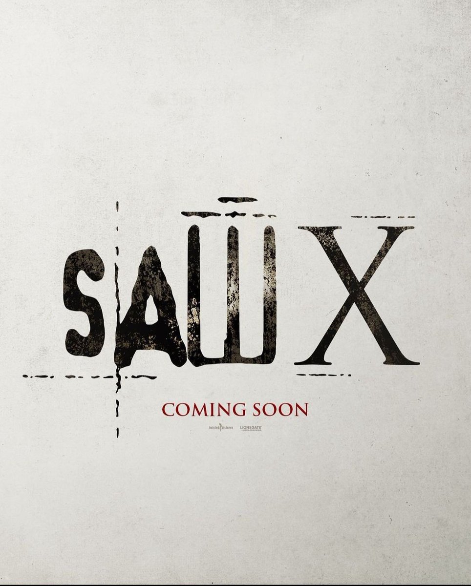 #SawX has finished filming and is set to be released October 27 in #theaters. A logo was shown during this year's #CinemaCon.

#GeekBr0s #MovieNews #Movies #Films #TwistedPictures #LionsgateFilms #Saw #Jigsaw