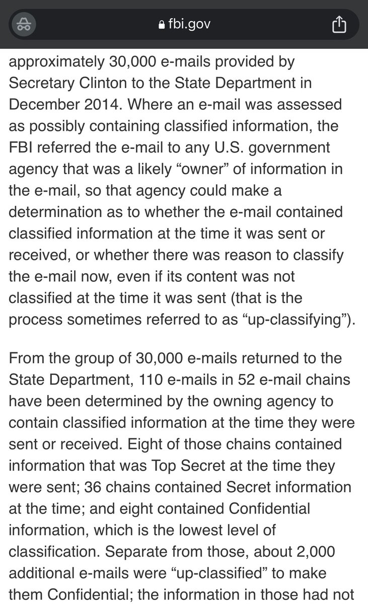 pickther3dpill's tweet photo. @bribolox @ranmannokc @JoJoFromJerz The FBI director stated under oath that over 100 classified emails were found and that there were data breaches and doesn’t know who breached the servers, but also stated no reasonable prosecutor would convict her #precident https://t.co/3jW4ca3vPT https://t.co/pQPvE62xeL
