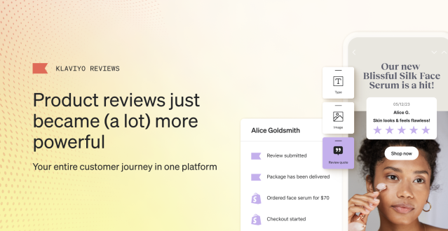 KaBloom214's tweet photo. No more siloed data, mismatched branding, or poor-timed messages. Learn how you can do more with all your data in one platform thanks to @Klaviyo reviews: https://t.co/xjAOtUVaOR https://t.co/a7MEUqTU03