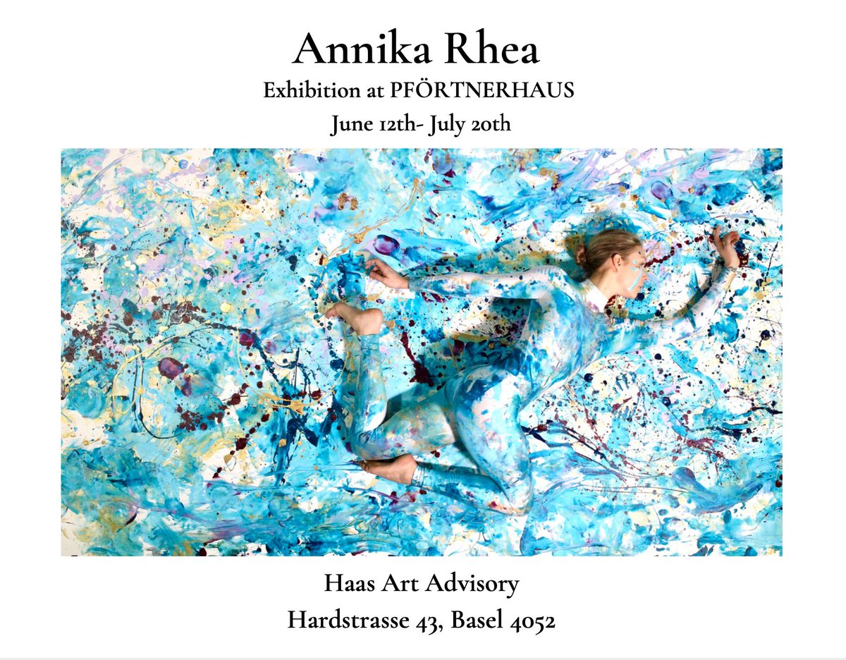 My exhibit and residency at PFÖRTNERHAUS for Art Basel 2023 in Switzerland has been extended though July! I'm thrilled to be represented by Haas Contemporary for this gallery exhibition. The exhibit catalogue can be viewed on my website on the "events" page.