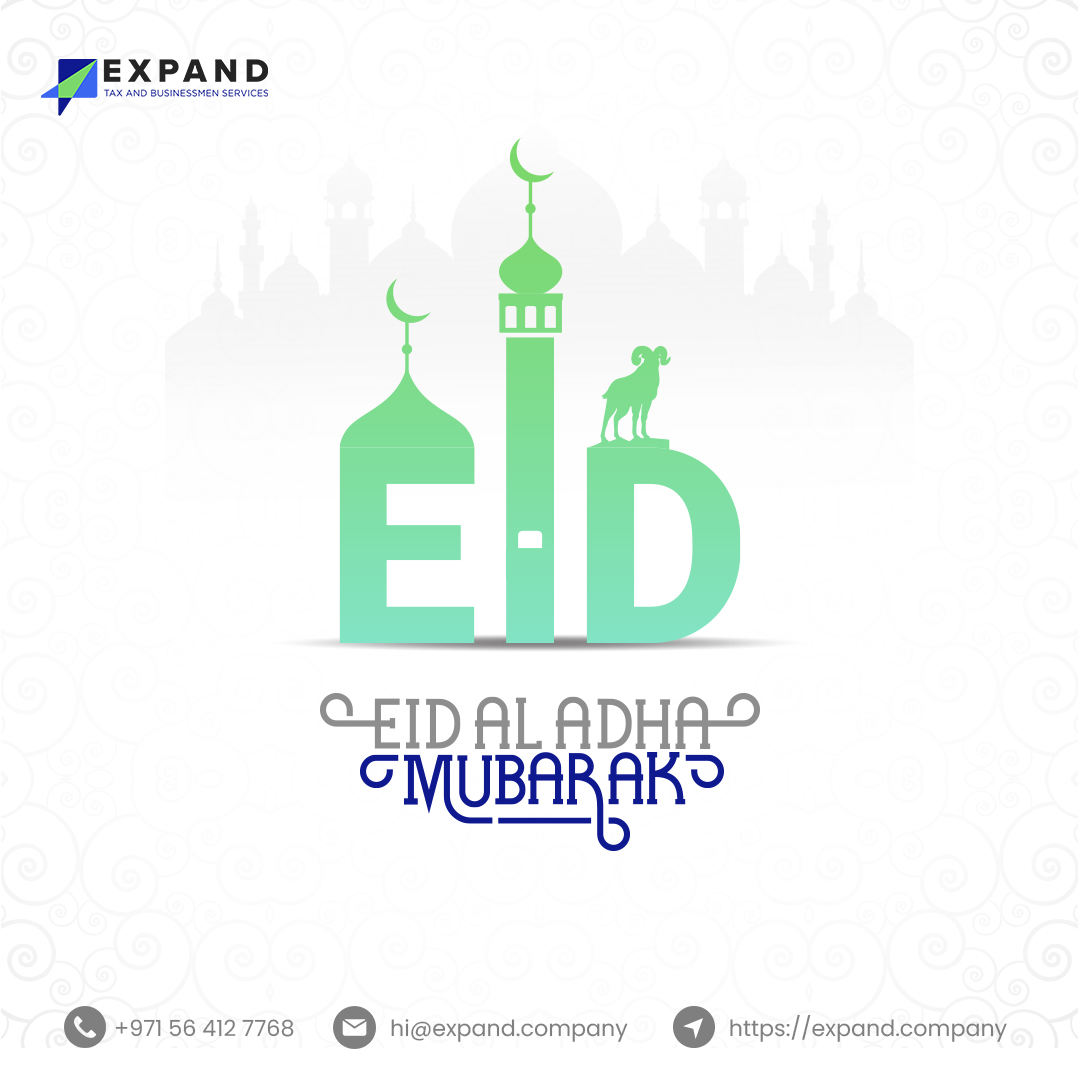 expandservices's tweet photo. Eid Al Adha Mubarak!

#EidAlAdha #ExpandTaxandBusinessmenServices #Dubai #UAE https://t.co/yoLTDApbp1