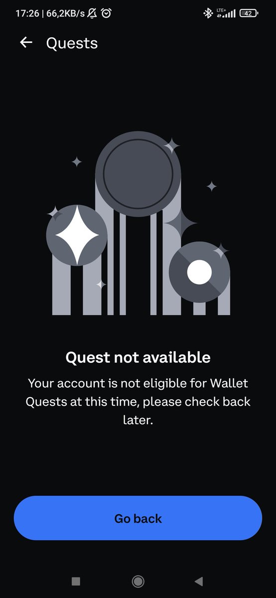 @CoinbaseWallet @yearnfi @manifoldxyz @optimismFND Why i can't make quests?