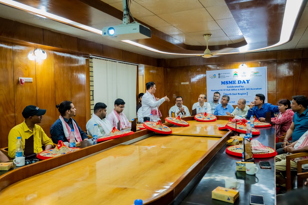 BijuPeguAssam's tweet photo. Honored to be recognized by #NSIC and #MSME as a successful entrepreneur in the Northeast region. Hard work, dedication, and perseverance pay off! Thank you for the support and encouragement to keep striving for excellence and inspiring others to pursue their dreams. #entrepreneurship #grateful