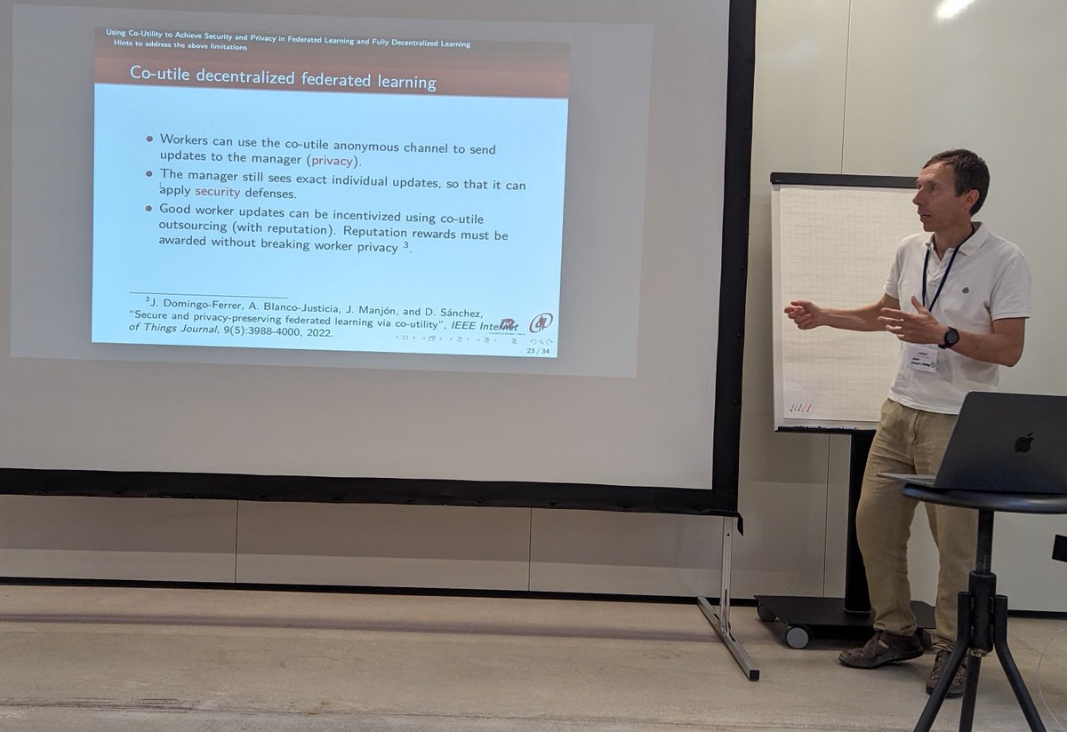 SoBigData's tweet photo. The 2nd edition of Imaging the AI Landscape of AI-Act #IAIL2023 @HHAI23 is going to end. Thanks to the workshop organizers @Sara_Dushi @PraFra Francesca Naretto, the invited speakers @JDomingoFerrer and @gregorstrojin, and all the presenters and participants. See you next year! https://t.co/FWY3gcQX9H