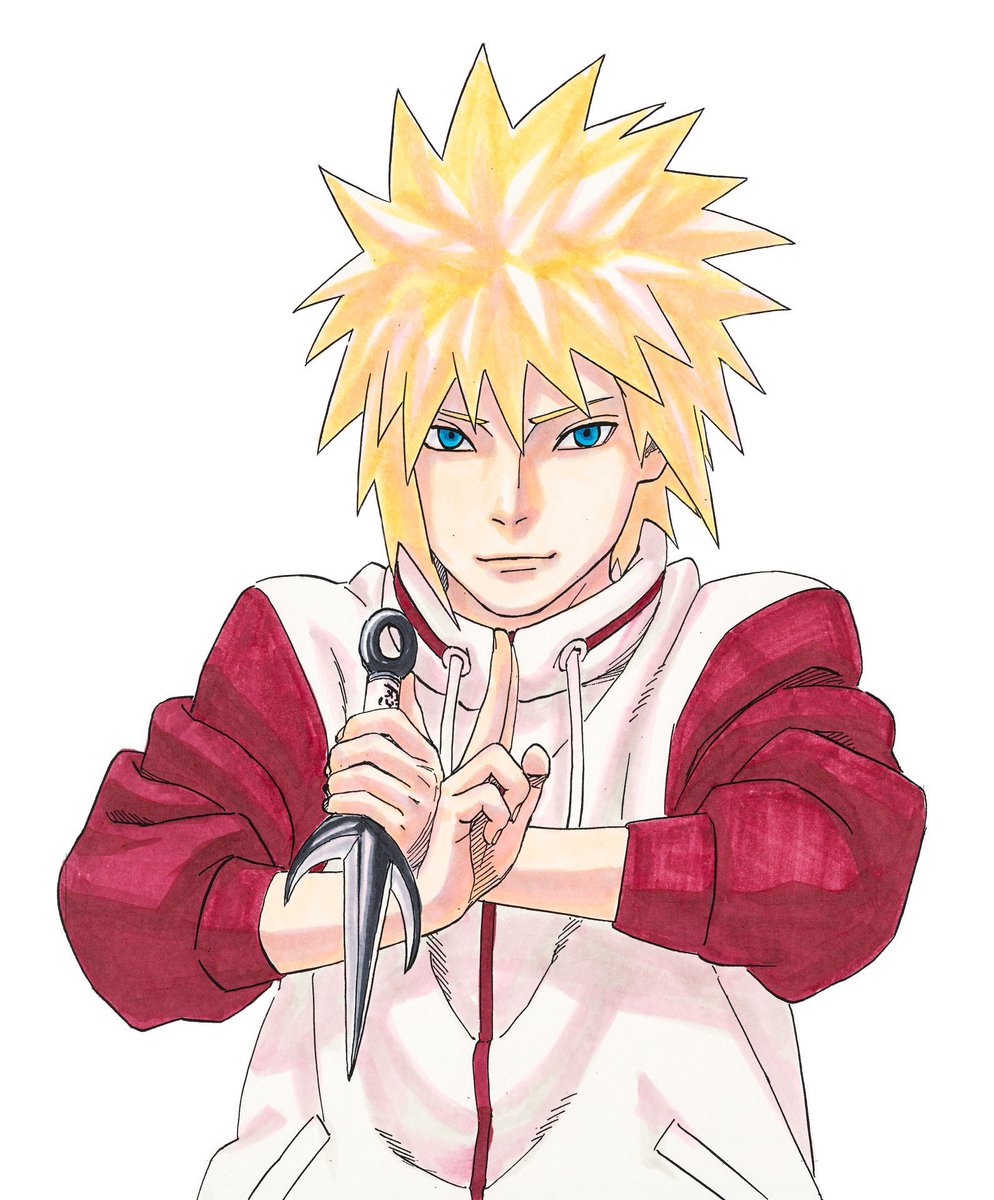 MINATO NAMIKAZE DRAWN BY MASASHI KISHIMOTO!