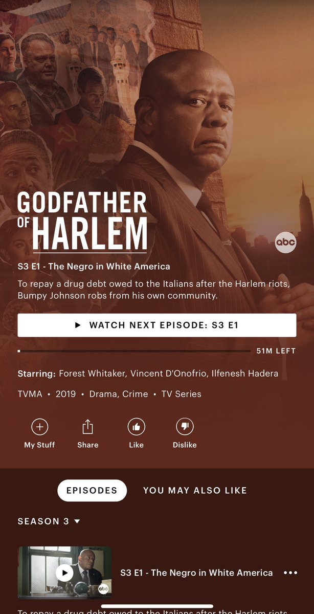 #GodFatherOfHarlem Season 3 now streamin