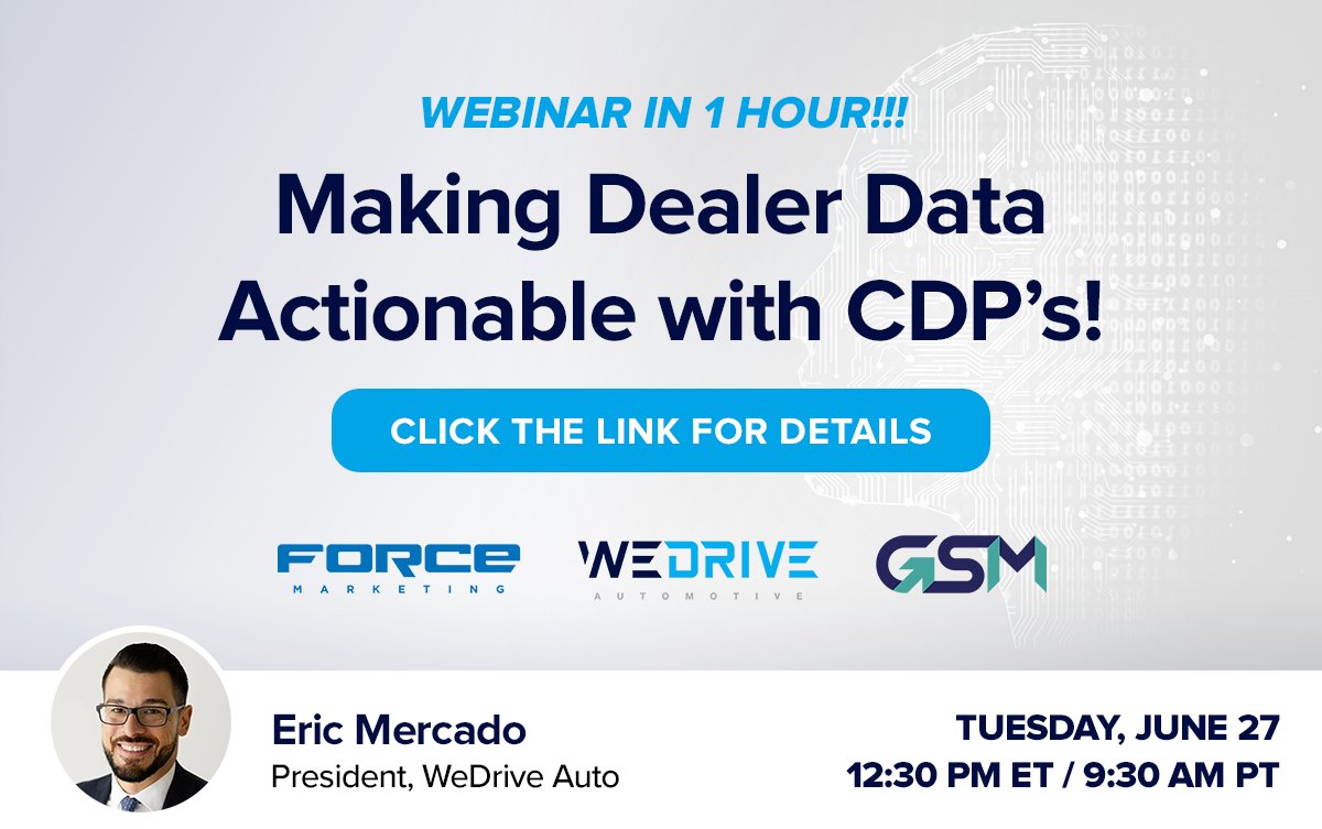 GSMHouston's tweet photo. WEBINAR IN 1 HOUR!! Learn how CDPs allow you to use your data your way, seamlessly integrate with your data strategies, and incorporate a hybrid "build and buy" approach that maximizes your resources and the value of your cloud data warehouse. Access Here: https://t.co/zvTkIeoYfp https://t.co/sdWIrS9zRc