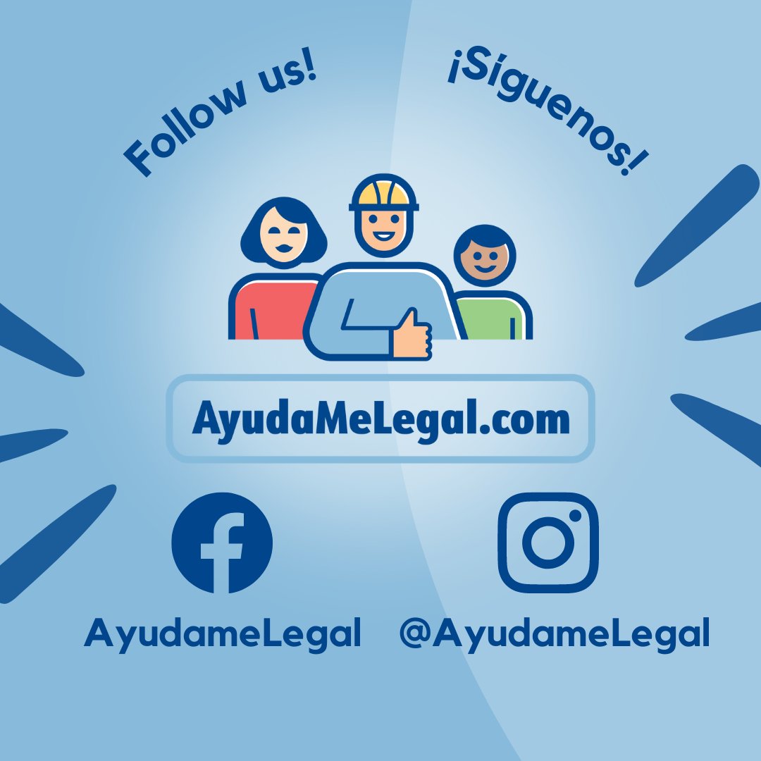 Helping hard-working New Yorkers is what we do. With AyudameLegal, we can help even more of New York's (and America's) hardest workers.

Follow ayudamelegal to find out more! #WorkersComp #immigration #abogados #inmigracion #compensaciondetrabajadores #tarjetaverde #residencia