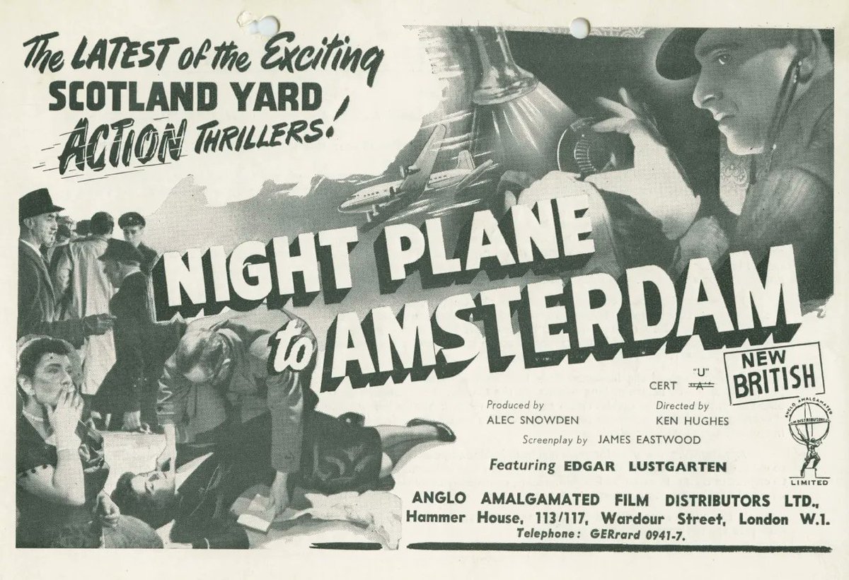 TalkingPicsTV's tweet photo. A baffling murder case for SCOTLAND YARD (1955) at 6:30pm #GeraldCase #ShayGorman Hosted by #EdgarLustgarten https://t.co/BDSwDAUGvl