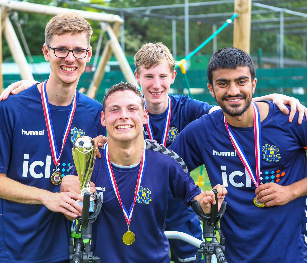 Hashtag United (@hashtagutd) on Twitter photo Massive CONGRATULATIONS to our very own <a href="/SonnyMarra/">Sonny Marra</a> (front left) for winning the disability pathway COACH OF THE YEAR award ๐
Having very recently won the Lions Cup League 1 Tournament, Sonny adds another trophy to the Inclusive teamโs cabinet! ๐๐ Massive CONGRATULATIONS to our very own <a href="/SonnyMarra/">Sonny Marra</a> (front left) for winning the disability pathway COACH OF THE YEAR award ๐
Having very recently won the Lions Cup League 1 Tournament, Sonny adds another trophy to the Inclusive teamโs cabinet! ๐๐