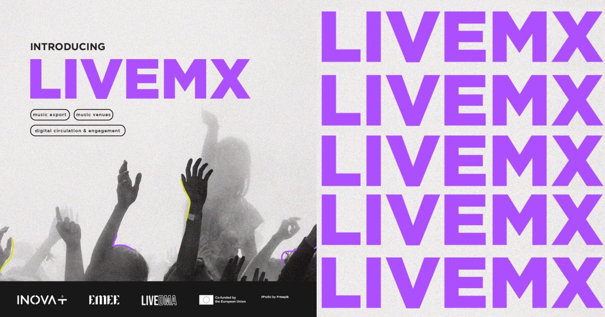 Europa Criativa PT (@europacriativa) on Twitter photo 🎧 O LIVEMX, liderada pela portuguesa Inova+, pretende promover um sector musical mais diversificado e sustentável na Europa
💻 bit.ly/lancamentolive…
#music #europe #europacriativa #ciec #europacriativaCULTURA #creativeeurope <a href="/EuropeanMusicX/">European Music Exporters Exchange</a> <a href="/music_aire/">MusicAIRE</a> <a href="/LiveDMA/">Live DMA </a> <a href="/EMC_IMC/">European Music Council</a> 🎧 O LIVEMX, liderada pela portuguesa Inova+, pretende promover um sector musical mais diversificado e sustentável na Europa
💻 bit.ly/lancamentolive…
#music #europe #europacriativa #ciec #europacriativaCULTURA #creativeeurope <a href="/EuropeanMusicX/">European Music Exporters Exchange</a> <a href="/music_aire/">MusicAIRE</a> <a href="/LiveDMA/">Live DMA </a> <a href="/EMC_IMC/">European Music Council</a>