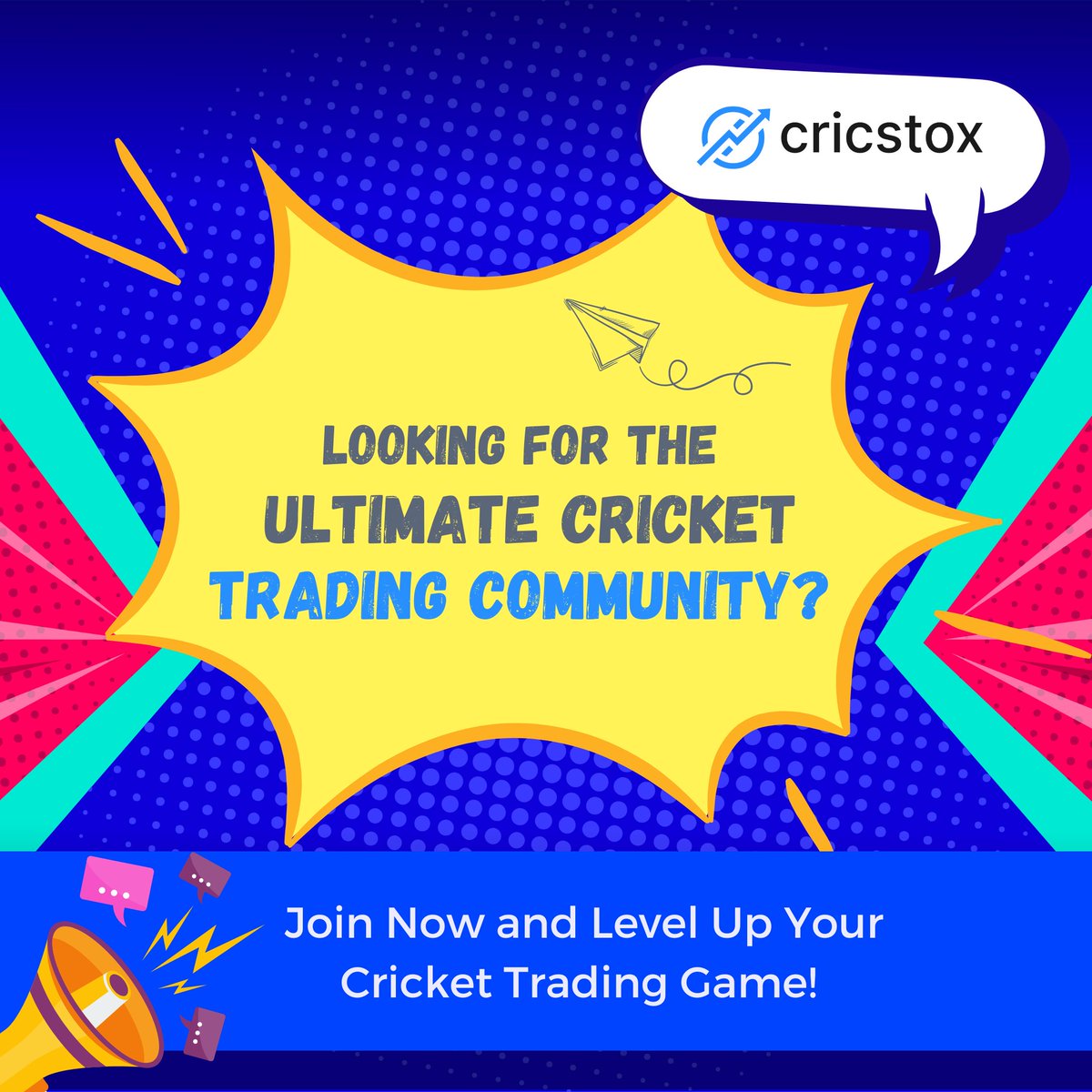 CricStox's tweet photo. 📲 Join the @CricStox  Telegram
community today and become a part of the fastest-growing cricket trading network! 📲 

📌https://t.co/HdO31sv5wf 

#CricketWorldCup2023 #trading #ViratKohli  #CricStox https://t.co/KfSXB2stVw