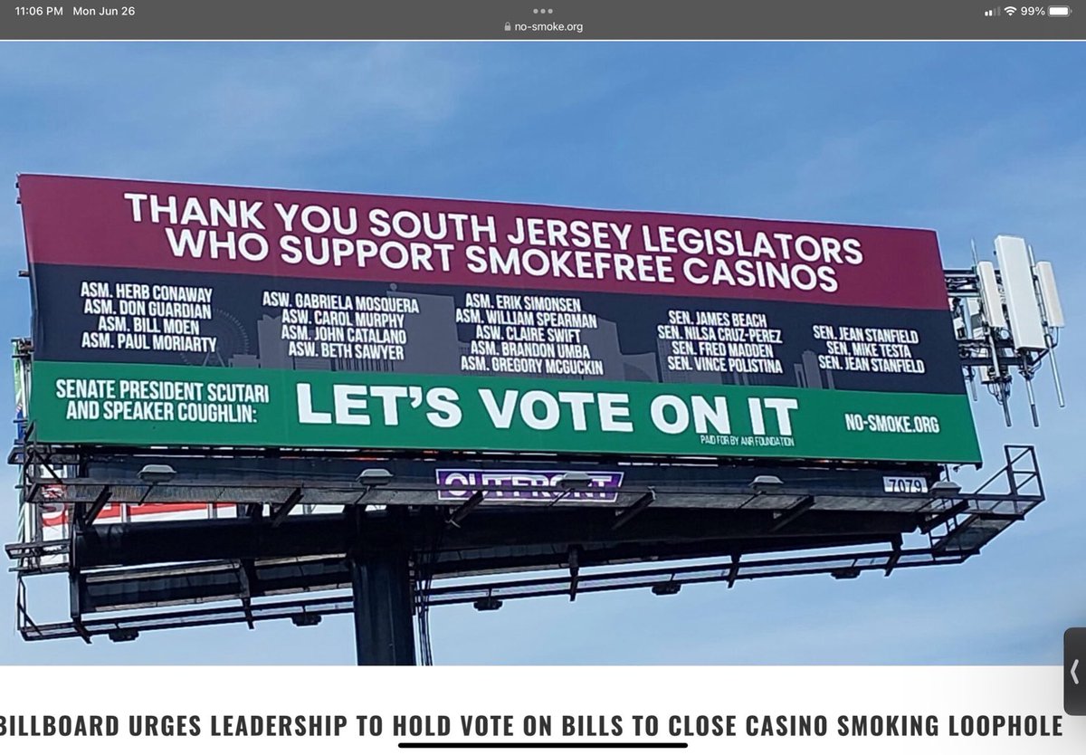 RRuberton's tweet photo. @SpeakerCoughlin @SenPresScutari Vote now! Support the health of AC casino workers. https://t.co/QtHSKqS47k