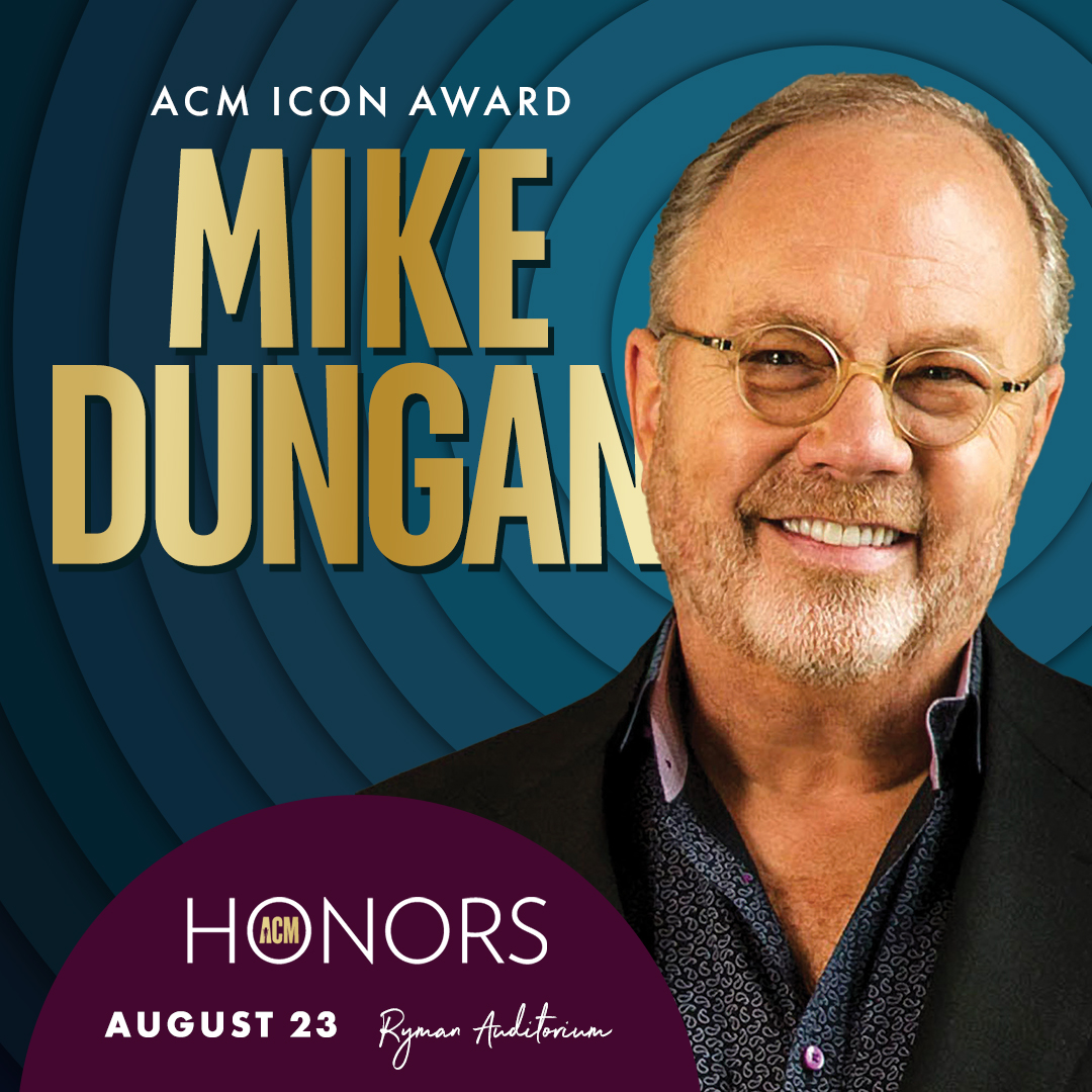 Congratulations ACM Icon Award recipient, Mike Dungan, who has been a champion of Country Music for decades and, through his work as a label executive, has helped elevate the careers of so many of our favorite Country stars 👏 #ACMhonors