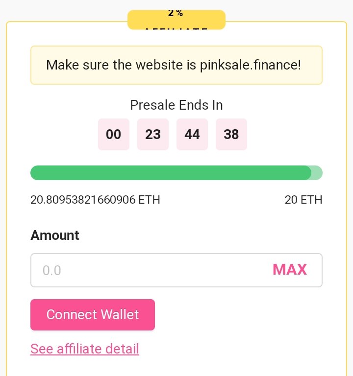 🚨 Important Alert $JARED Fair Launch #Presale By @jaredmev_eth Will Ends In Less Than 24 Hours 🔥🚀

⏱️ Buy Now Fast @jaredmev_eth May Also End It Before The Timer🙏

pinksale.finance/launchpad/0x2C…

🙏 Its A Fair Launch So Everything Will Be Done Automatically Through #PINKSALE With