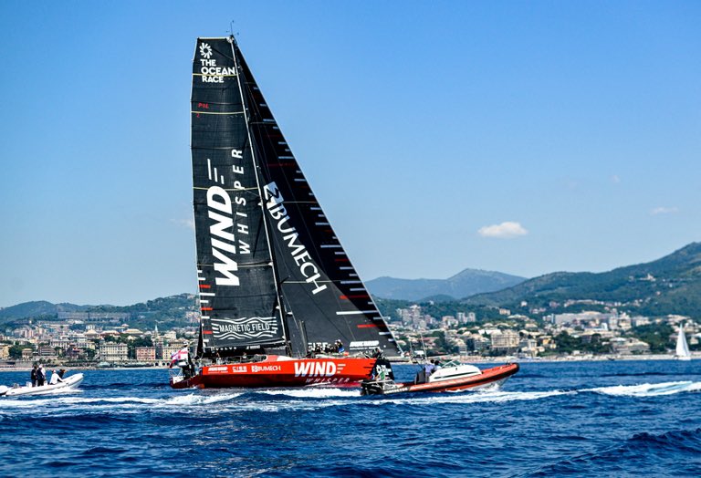 iNavipedia's tweet photo. VO65 🇵🇱 Wind Whisper Racing Team pierwszy na mecie w Genui ❗️⛵️🍾👍🏻 Gratulacje 👏🏻
#TheOceanRace 💥💪🏻🥇 #TeamWindWhisper https://t.co/sT5K3hrIoR