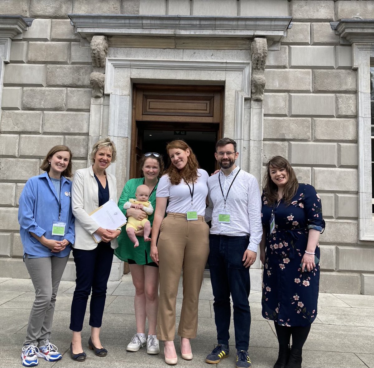 At Leinster House celebrating the introduction in the Dáil today of our @labour Bill providing #equality for children - thanks to all in ⁦@LGBT_ie⁩ @equalchildren @IrishGayDads ⁦@claireoconnelll⁩ ⁦@MaeveDelargy⁩ & more! #EqualityforChildren