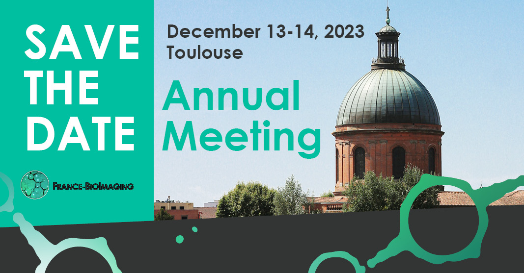 📢Save the date: we are happy to announce our 8th France-BioImaging Annual #Meeting! This year's edition will take place in our new Toulouse node.
📆December 13th-14th, 2023
📍Centre de Biologie Intégrative, Toulouse
We are looking forward to see you there!
👉More info soon
