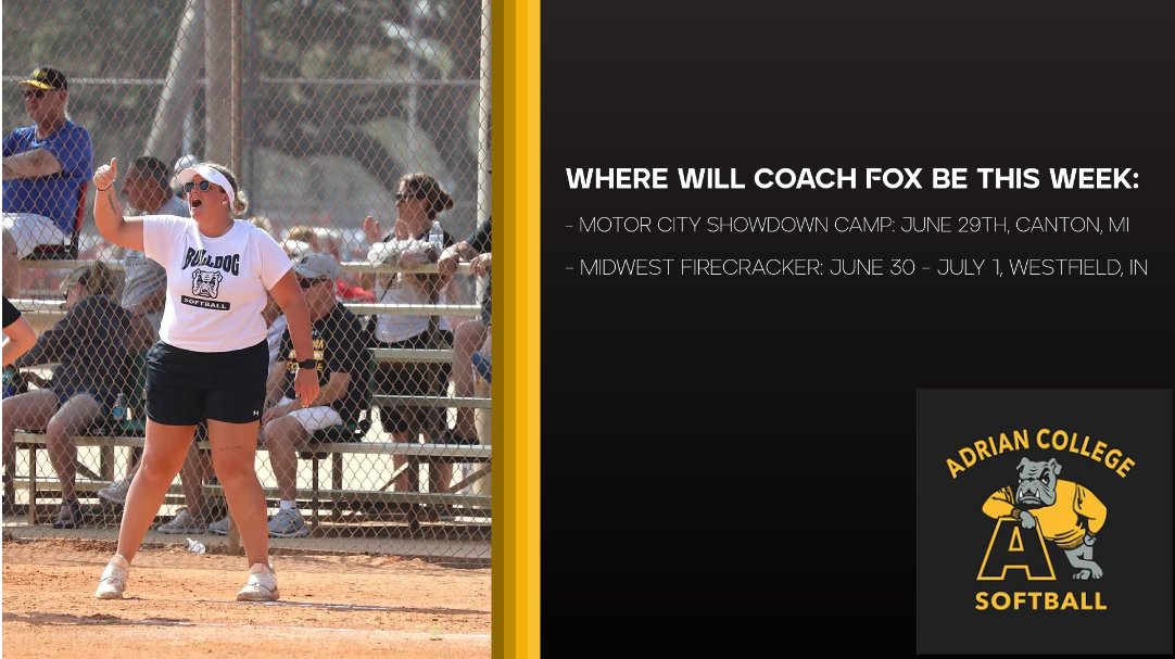 Adrian College NCAA Softball tweet media