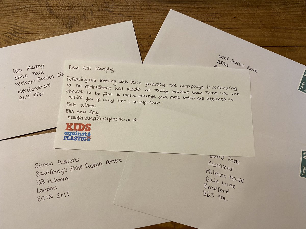 Days 121 to @Tesco and 21 to @Morrisons @asda @sainsburys of #LettersToKen The message says it all - and so we continue… @chrisdysonHT @BePlasticClever