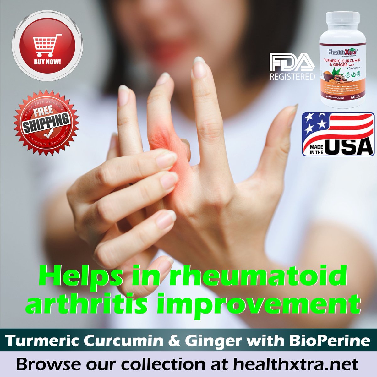 Browse our collection: healthxtra.net
Our products are available on ebay: ebay.com/str/healthxtra…
#turmeric
#turmericbenefits
#skincare
#bonehealth
#antiinflammatory
#brainhealth
#digestionsupport
#cardiovascularhealth
#diabetic
#metabolismbooster
#immunebooster