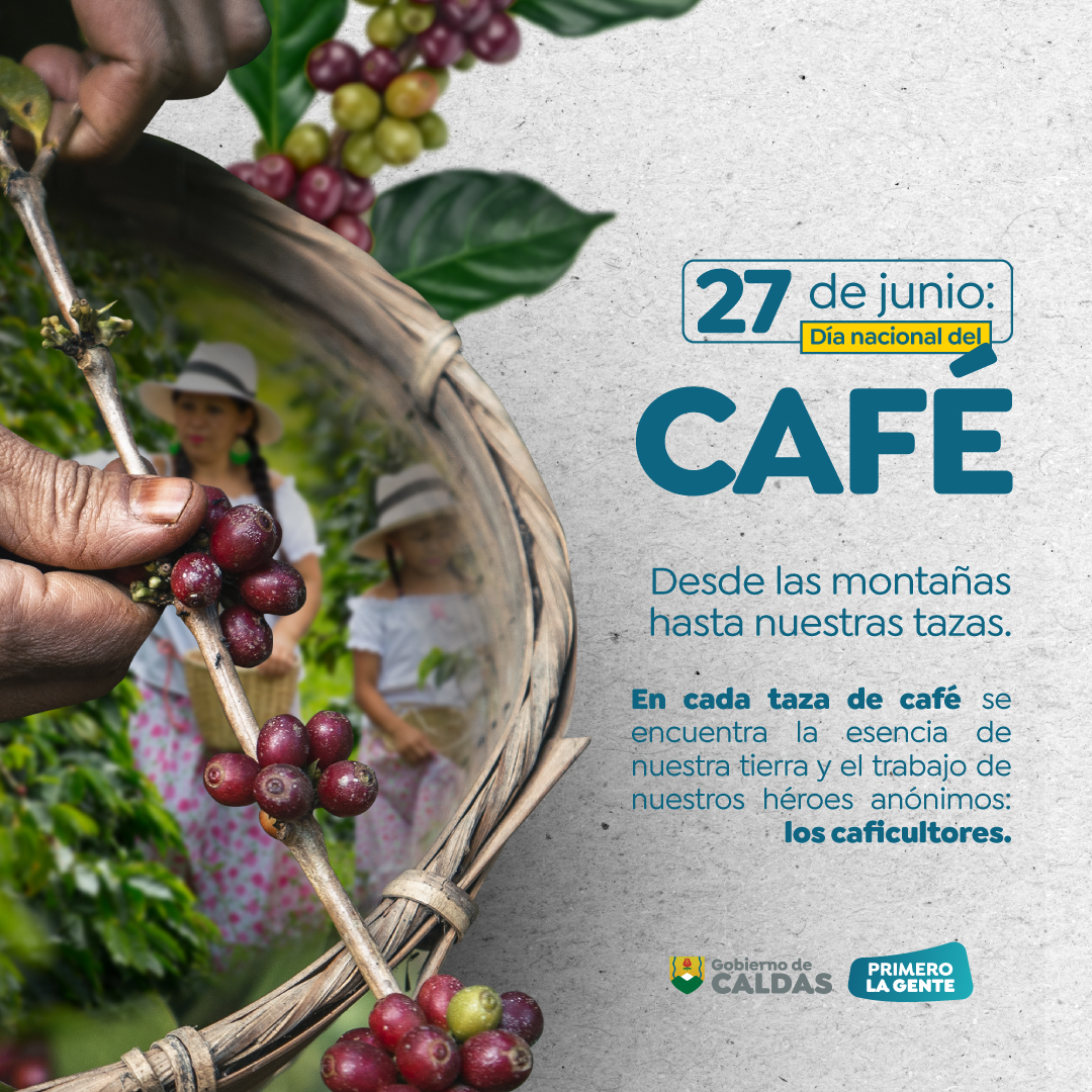 ☕ El #café: nuestro orgullo, nuestra pasión, nuestra identidad. ¡Celebremos juntos el #DíaNacionalDelCafé en Colombia, orgullo de Caldas! 🟤