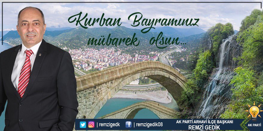 Sevdiklerinizle birlikte geçireceğiniz güzel bir bayram diliyorum. 

Milletimiz ve tüm İslam aleminin Kurban Bayramı mübarek olsun.

#KURBANBAYRAMI