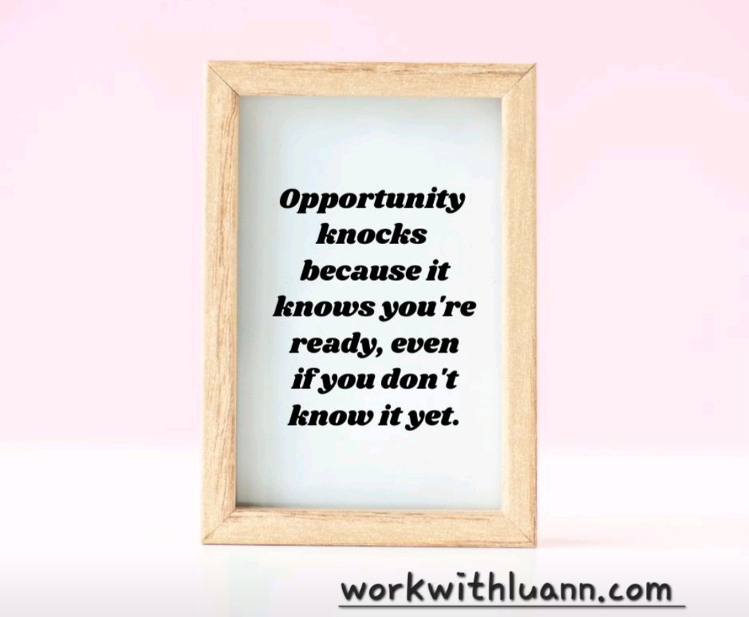 “When opportunity presents itself, don't be afraid to go after it.” ~~ #happytuesday #tuesdaythoughts  #transformationtuesday
#happiness #happy #gratitude #thankful #blessed #opportunity #motivational #inspiration  #success #goals #lifestyle #life #positivity