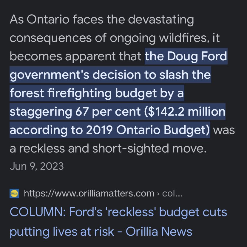 Yet another poor air quality day. Heavy smoke smell burning eyes and sore throat 
Ontario is burning and not one word from @fordnation who cut the Ontario wildfire budget by 67% 😡

#onpoli #onstorm #DougFordHasDestroyedOntario #wildfires #AirQuality #Ontario #SaugeenShores