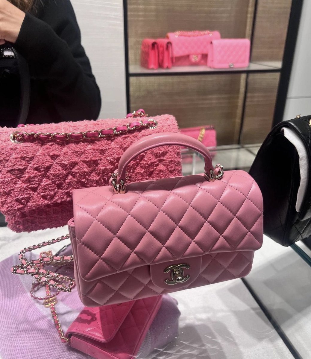 pink chanel bag me